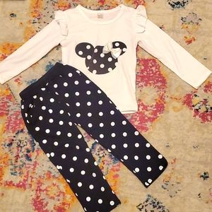 Polka dot Minnie mouse outfit